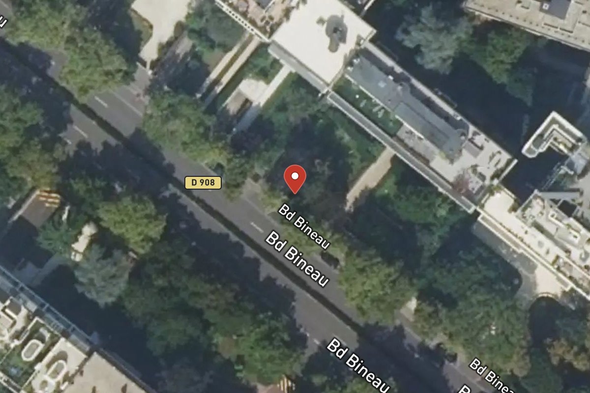 Vue satellite — 112 Avenue Bineau