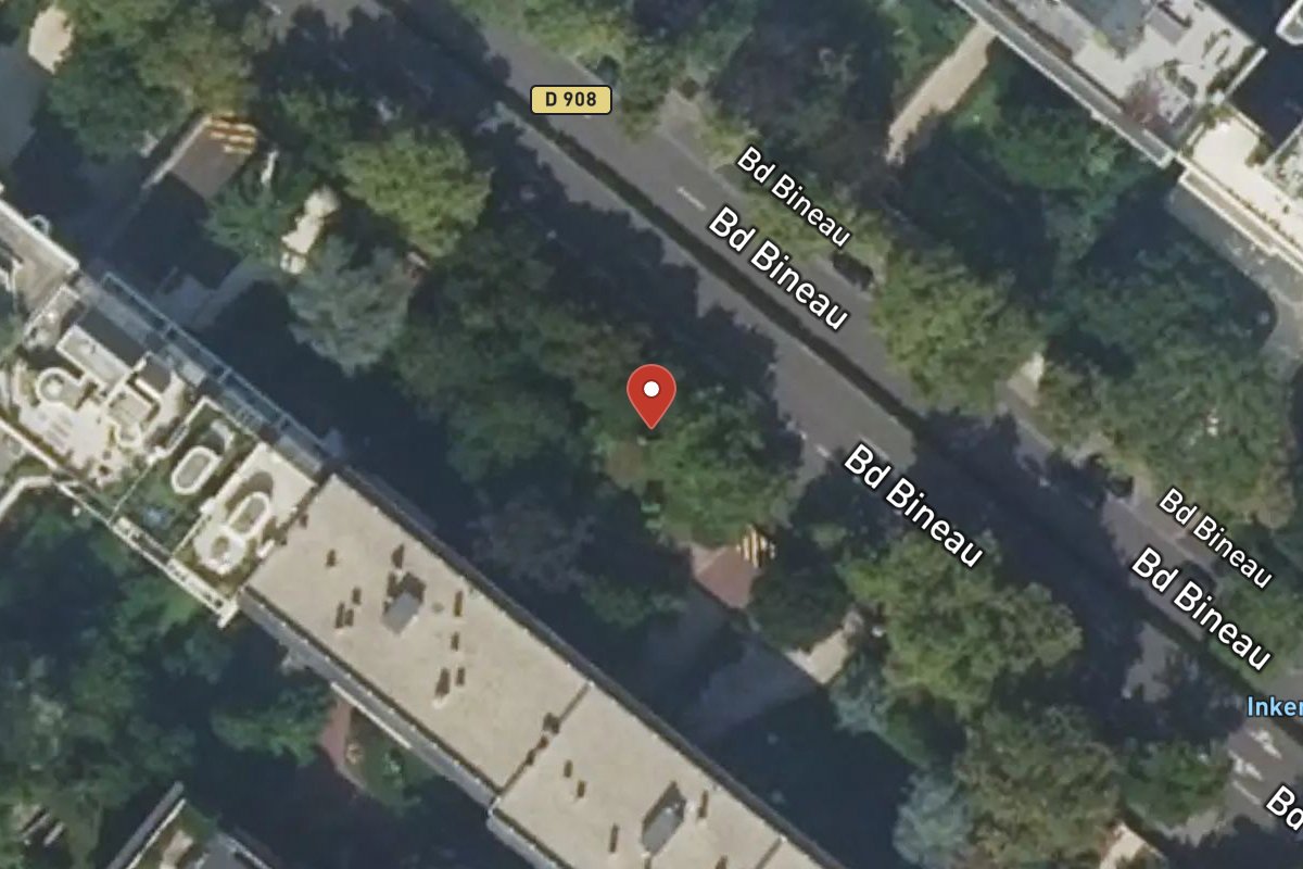 Vue satellite — 113 Avenue Bineau