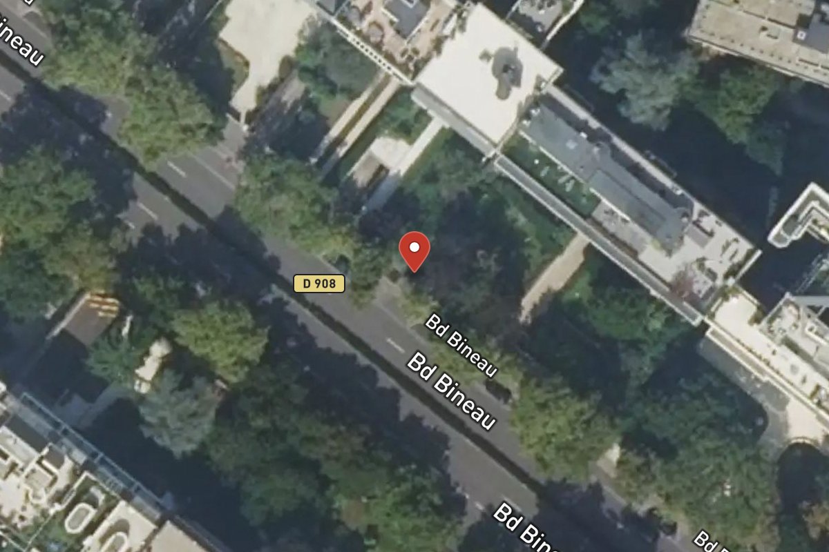 Vue satellite — 114 Avenue Bineau