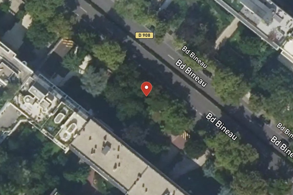 Vue satellite — 115 Avenue Bineau