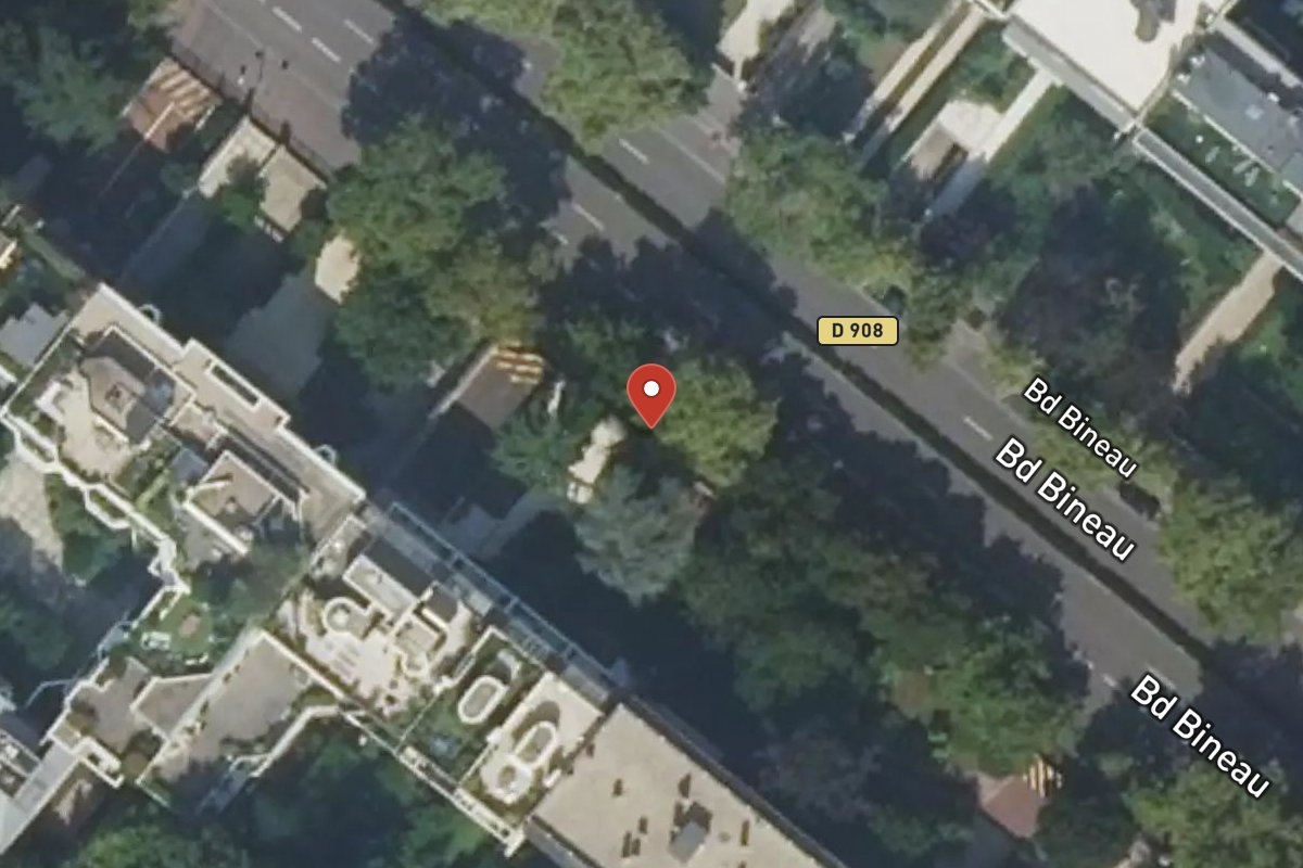 Vue satellite — 117 Avenue Bineau