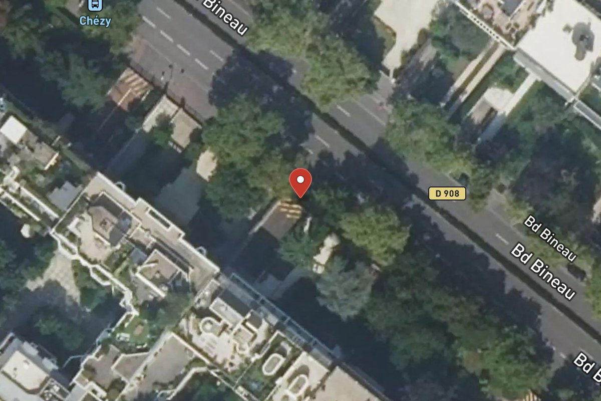 Vue satellite — 119 Avenue Bineau