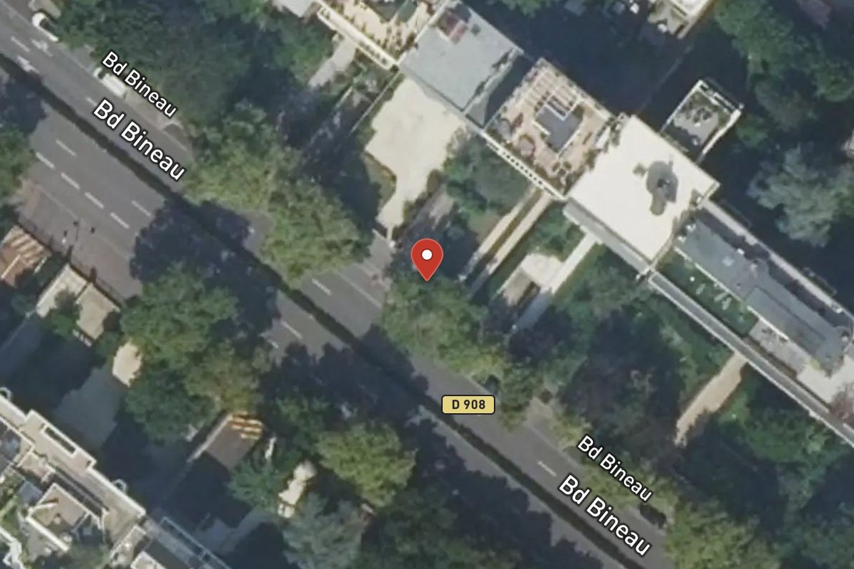 Vue satellite — 120 Avenue Bineau