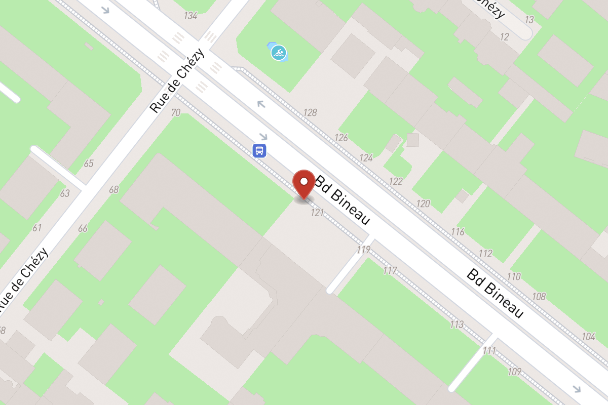 Plan de situation — 121TER Avenue Bineau