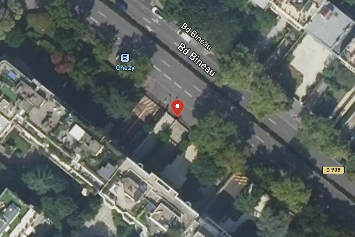Vue satellite — 121TER Avenue Bineau