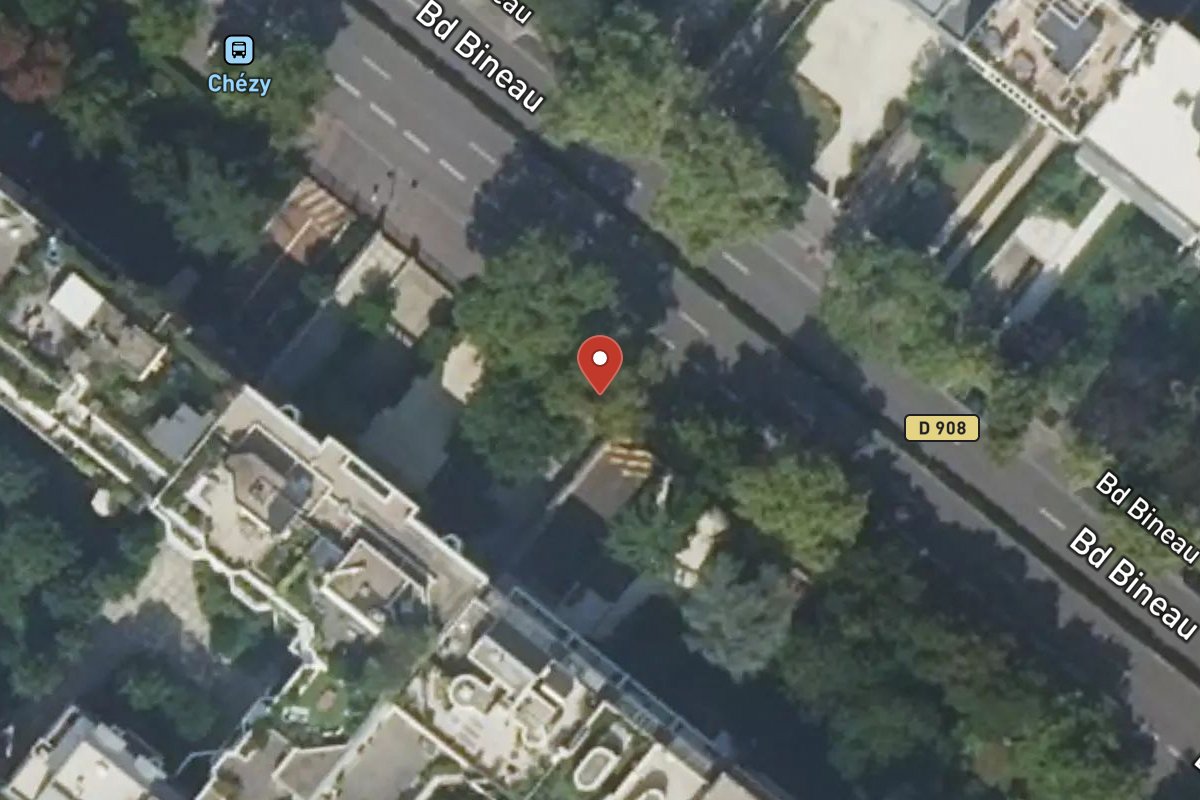 Vue satellite — 121 Avenue Bineau