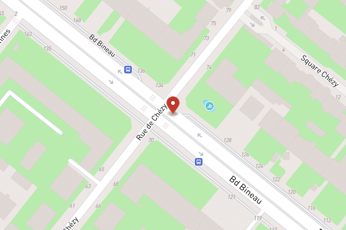 Plan de situation — 130 Avenue Bineau