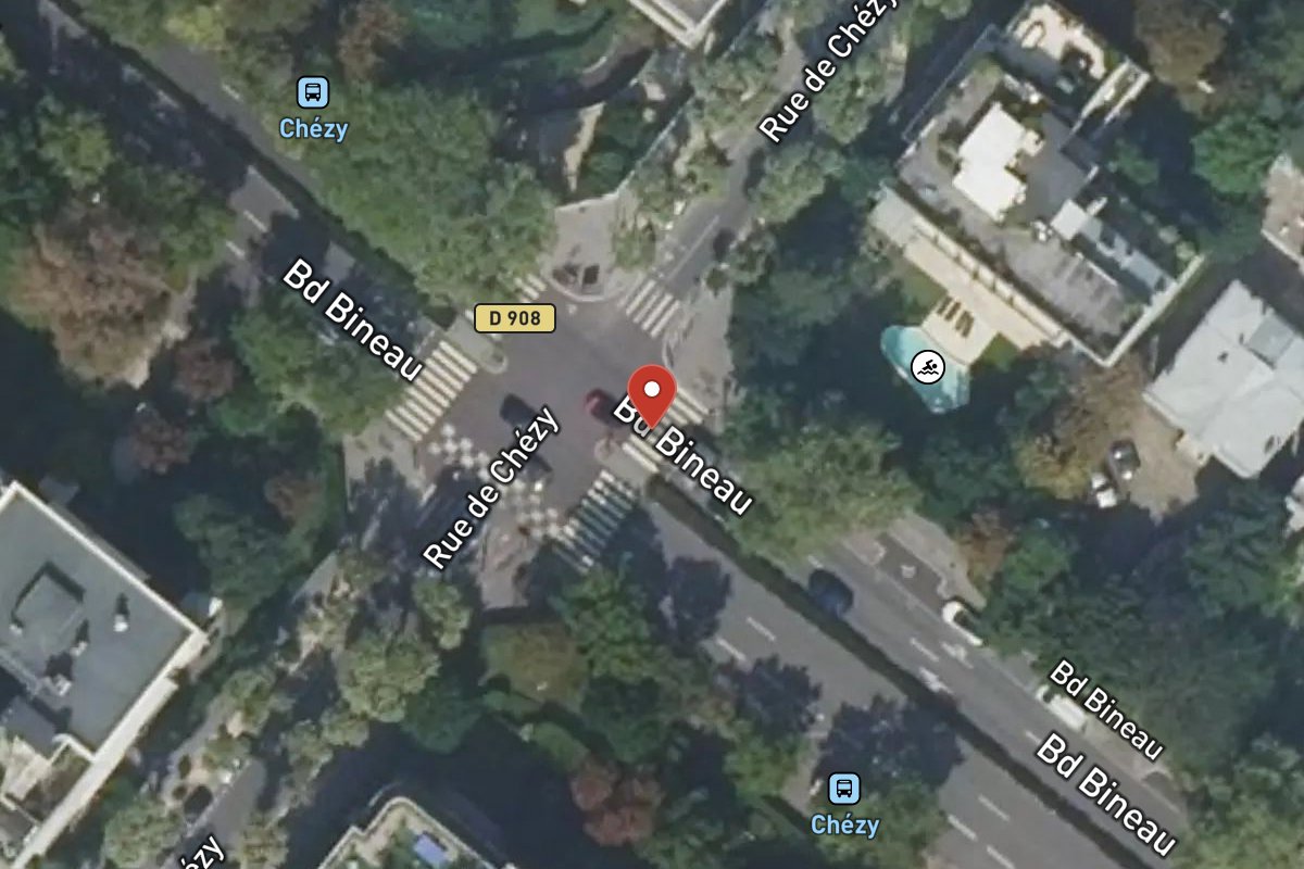 Vue satellite — 130 Avenue Bineau