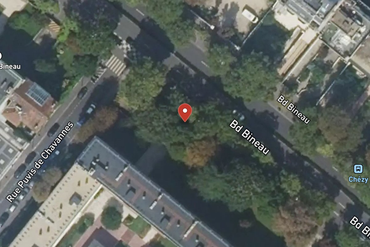 Vue satellite — 135 Avenue Bineau
