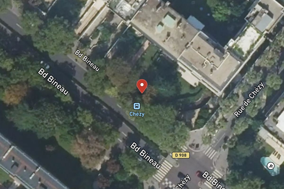 Vue satellite — 138 Avenue Bineau