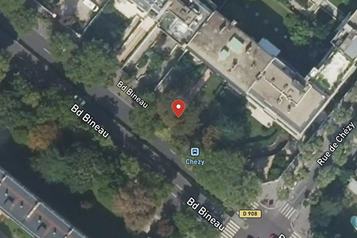 Vue satellite — 140 Avenue Bineau