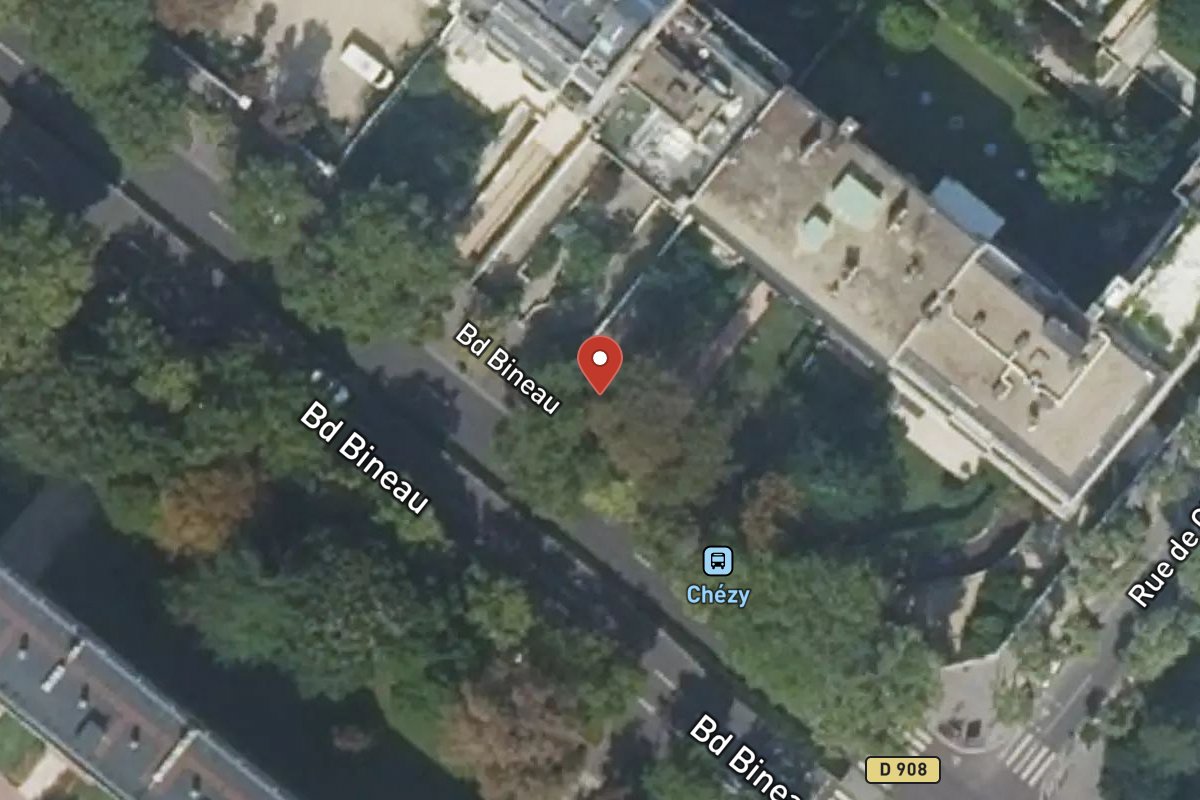Vue satellite — 142 Avenue Bineau
