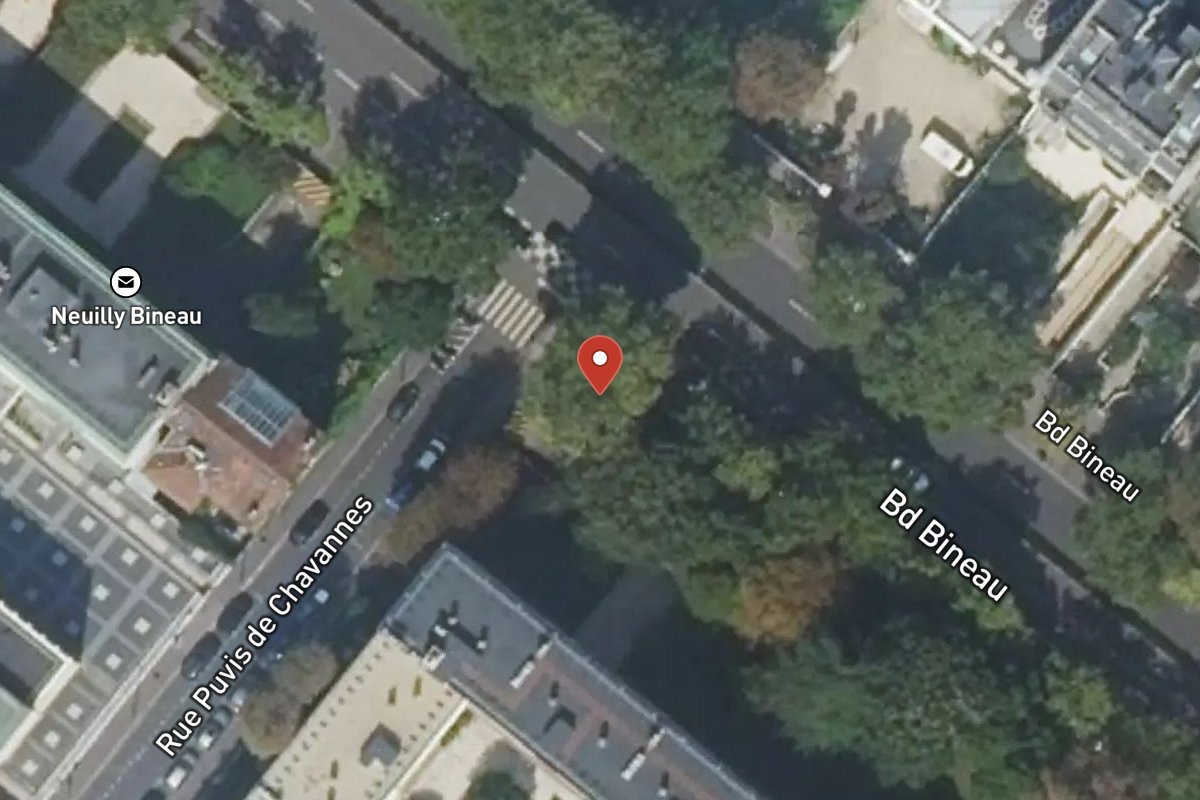 Vue satellite — 143 Avenue Bineau