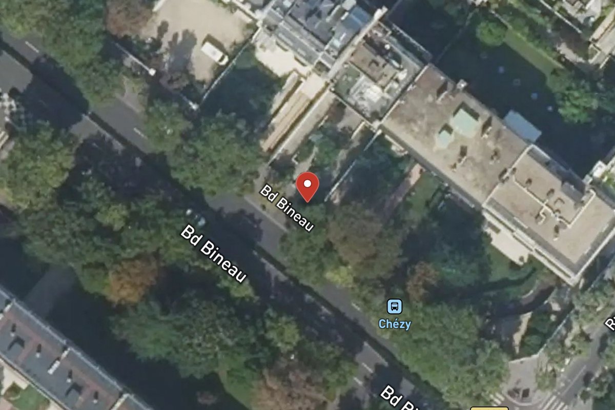 Vue satellite — 144 Avenue Bineau