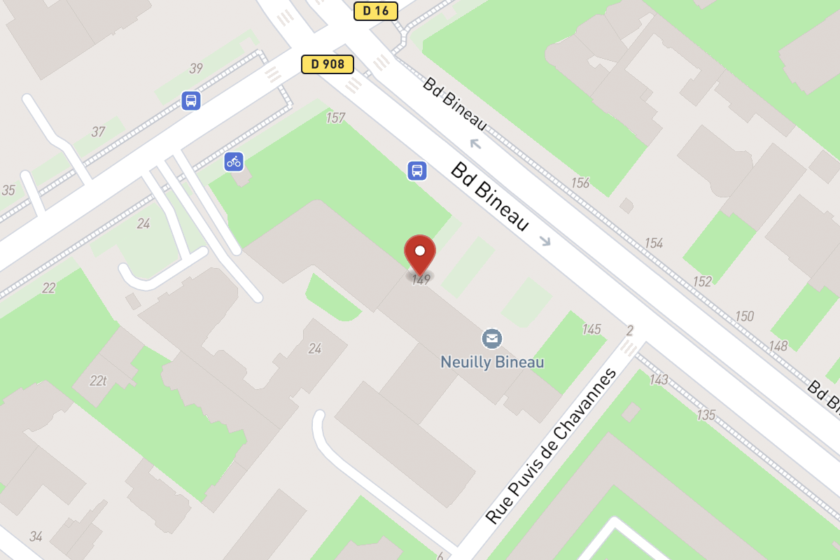 Plan de situation — 149 Avenue Bineau