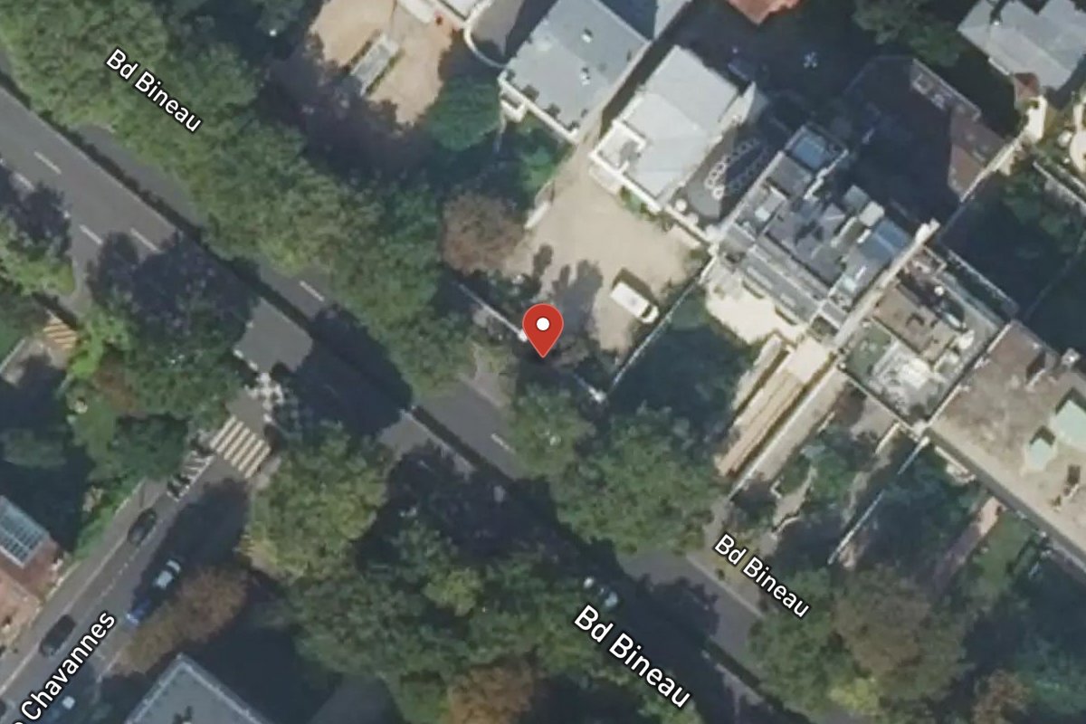 Vue satellite — 150 Avenue Bineau