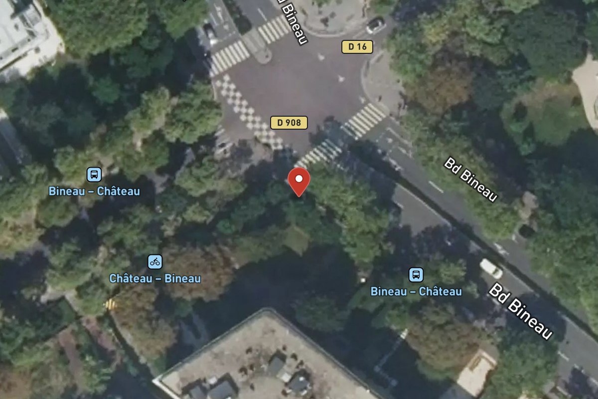 Vue satellite — 157 Avenue Bineau