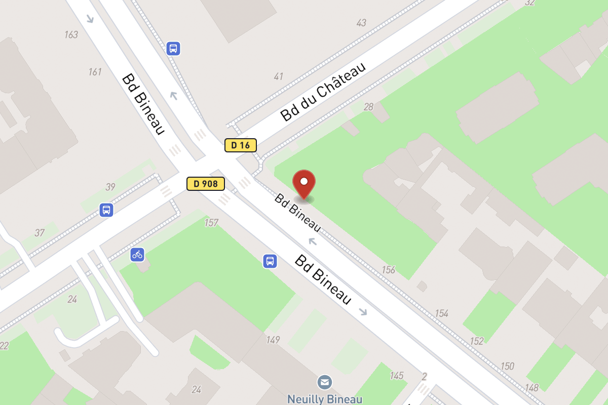 Plan de situation — 160 Avenue Bineau