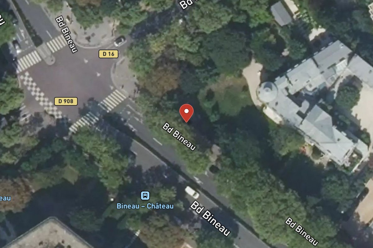 Vue satellite — 160 Avenue Bineau