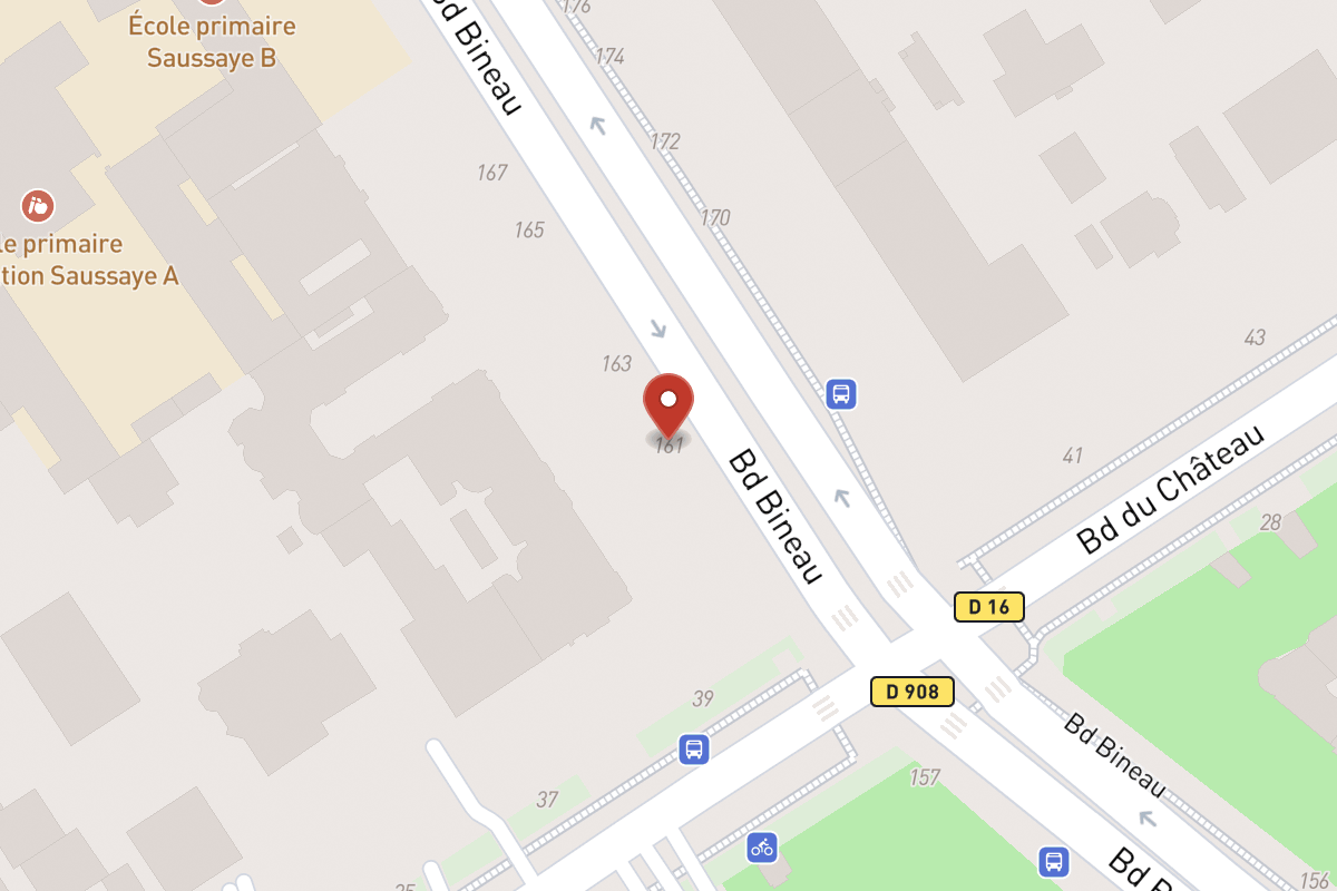 Plan de situation — 161 Avenue Bineau