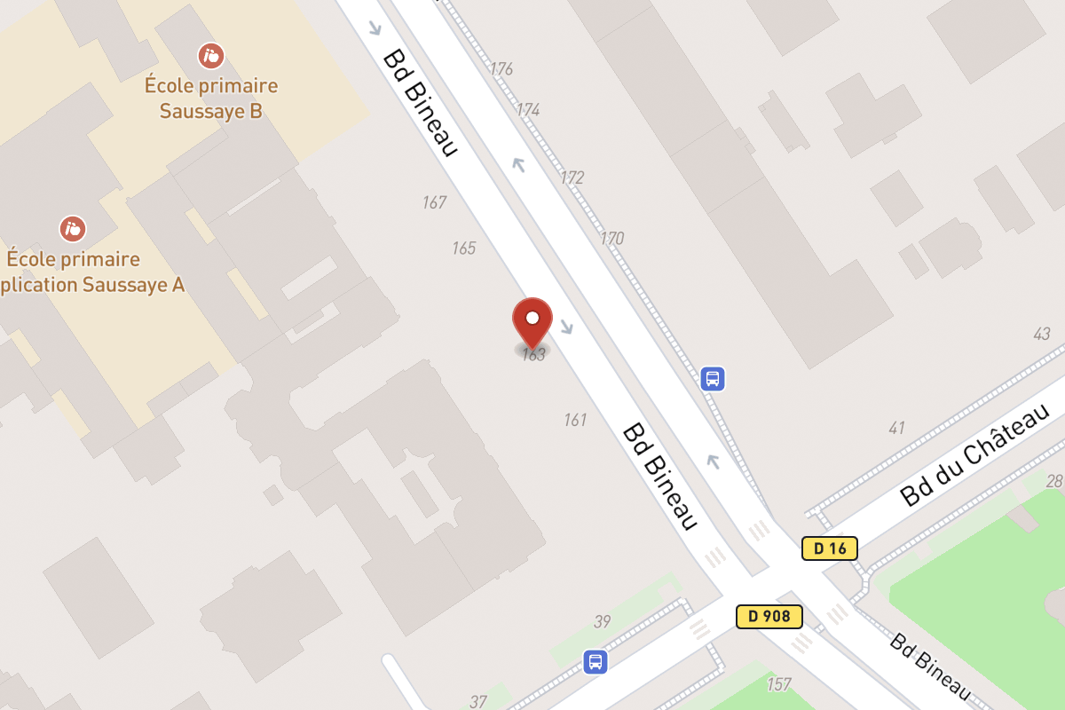 Plan de situation — 163 Avenue Bineau