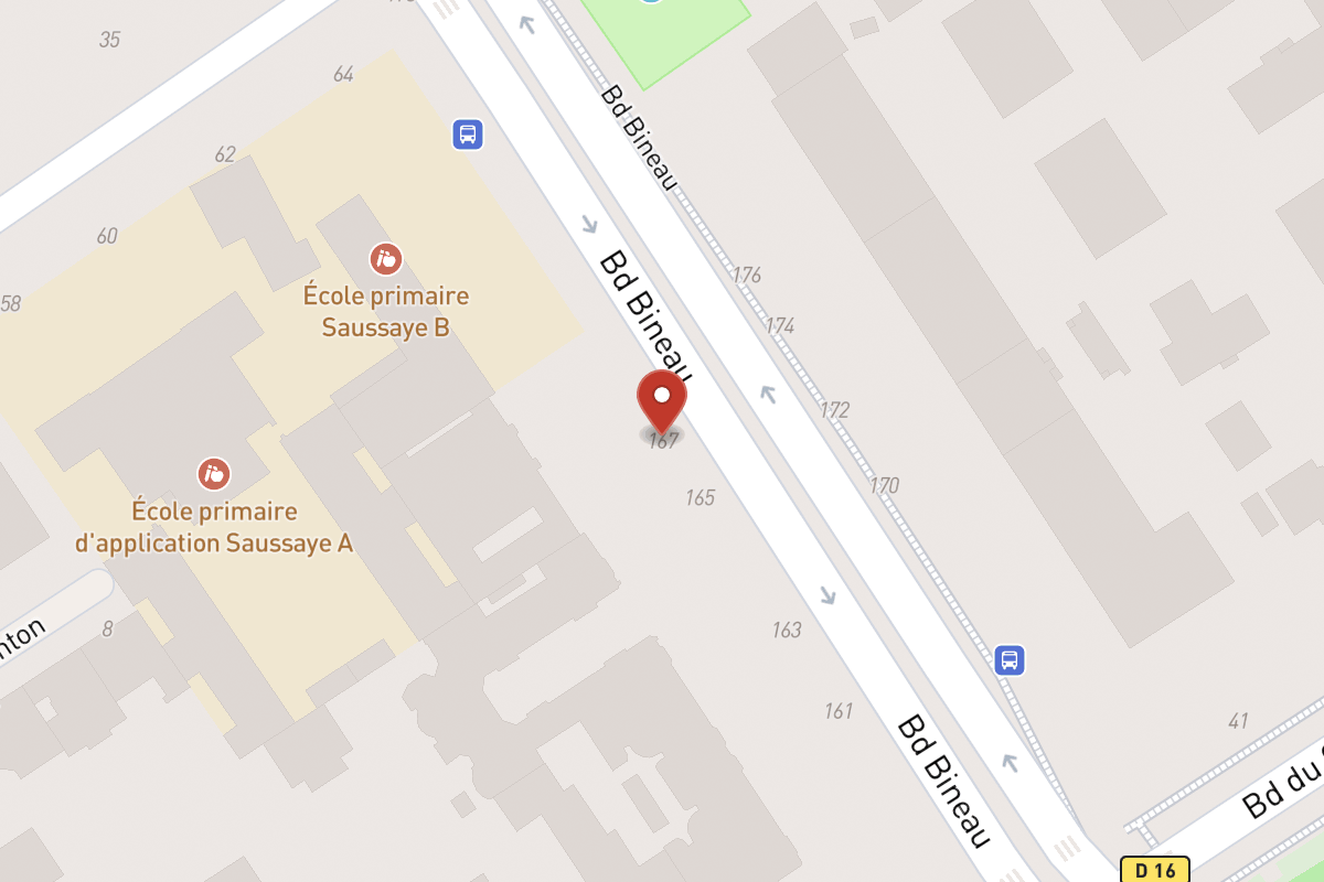 Plan de situation — 167 Avenue Bineau