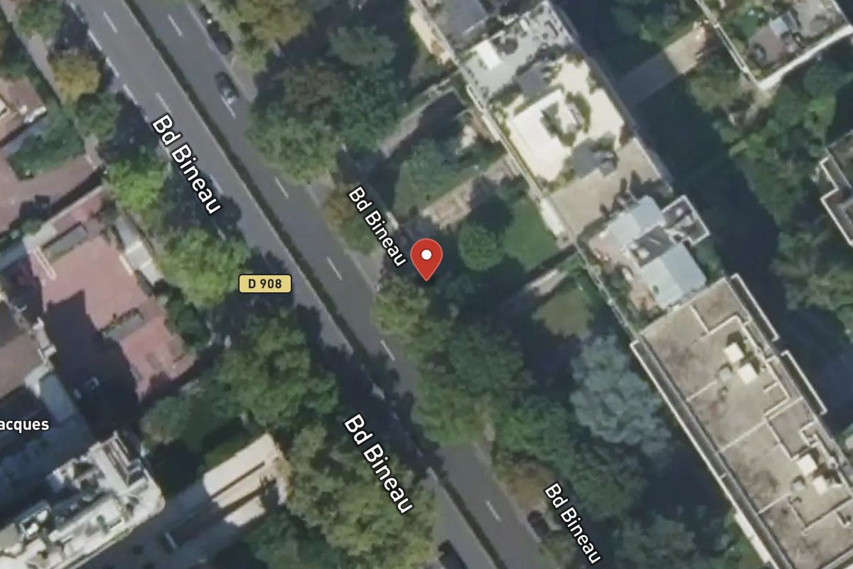 Vue satellite — 172 Avenue Bineau