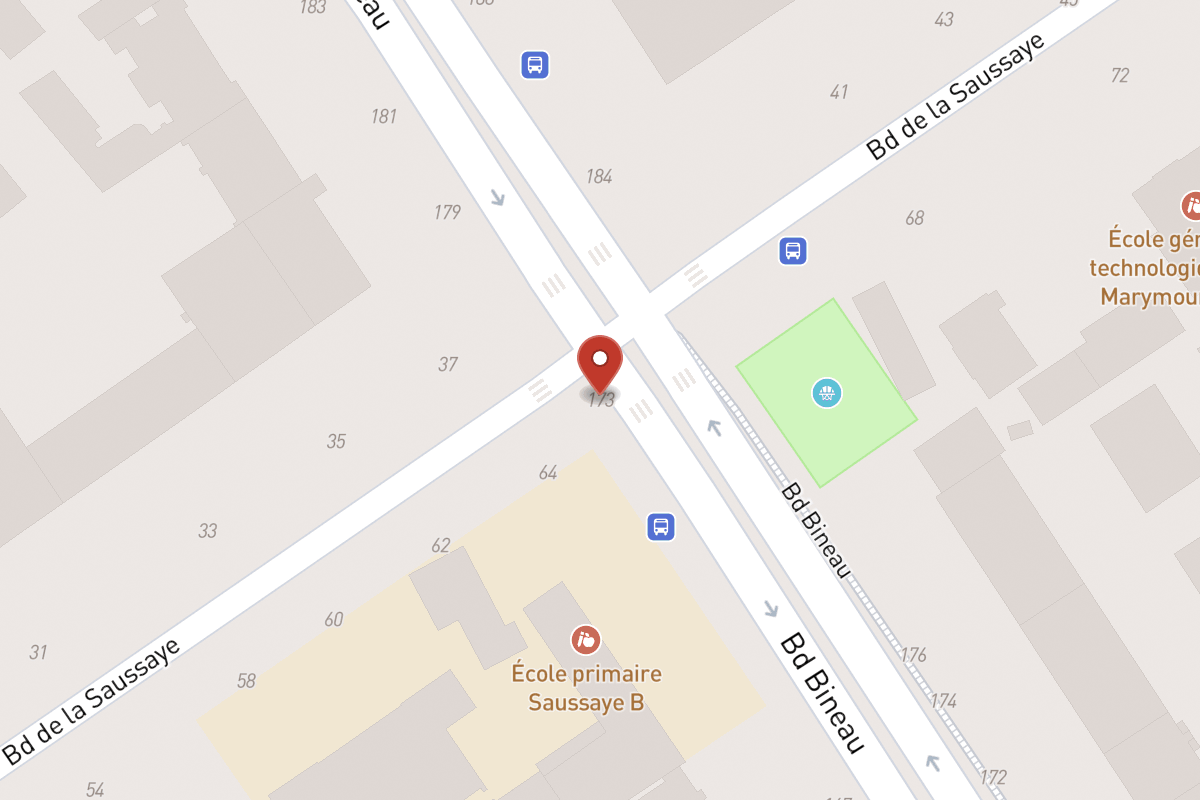 Plan de situation — 173 Avenue Bineau