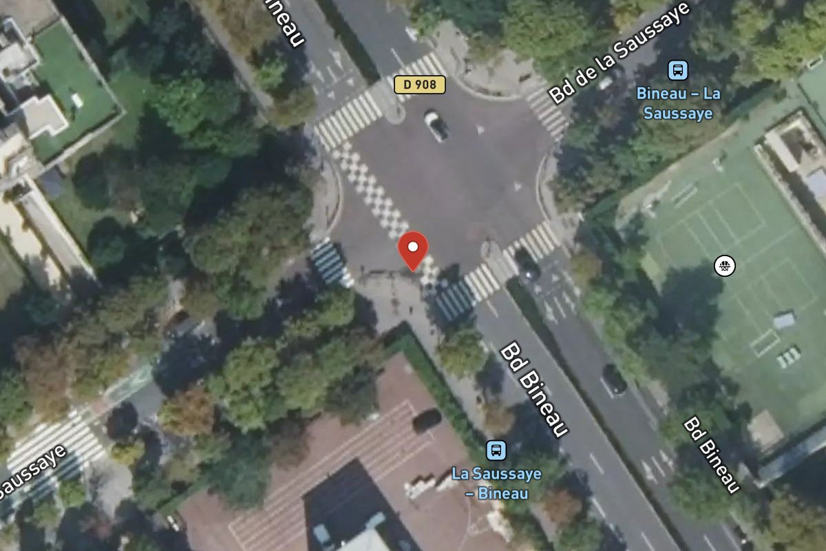 Vue satellite — 173 Avenue Bineau