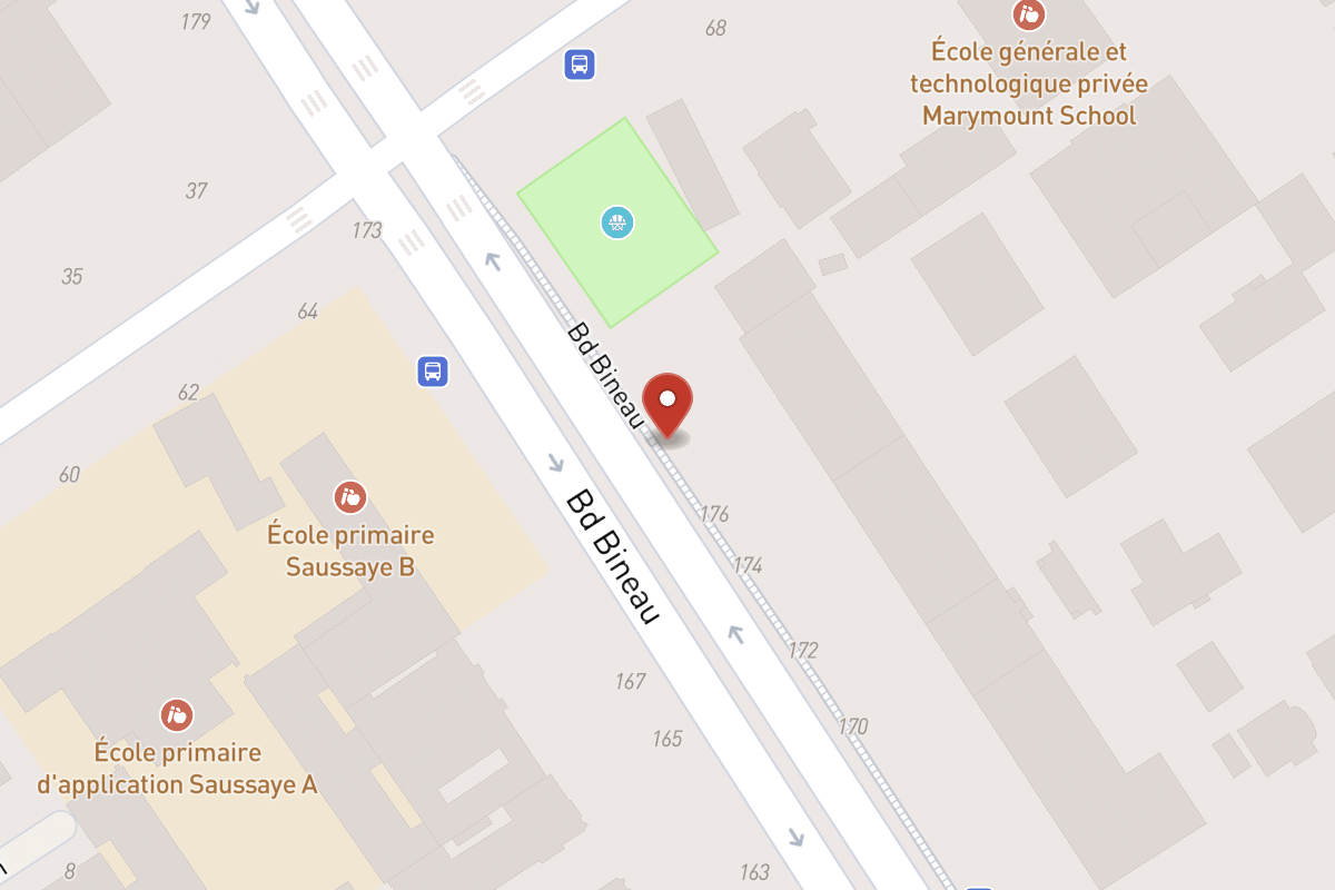 Plan de situation — 178 Avenue Bineau