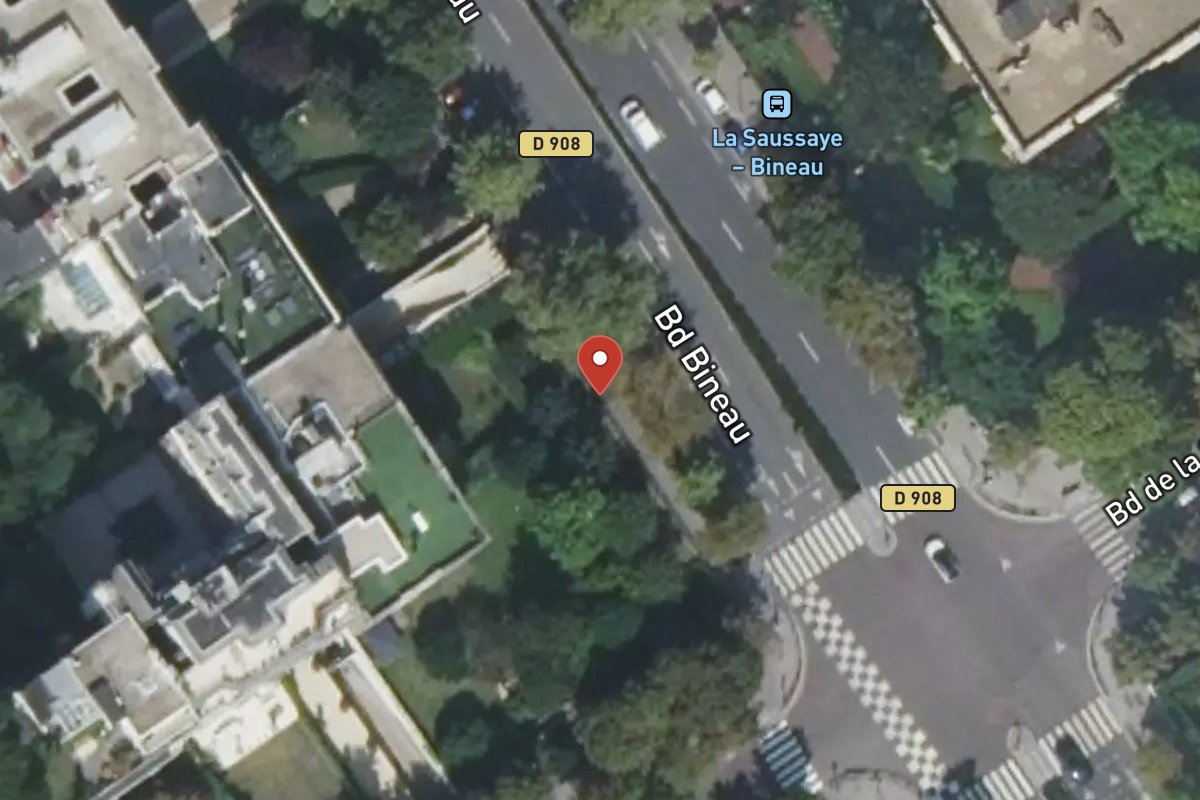 Vue satellite — 179 Avenue Bineau