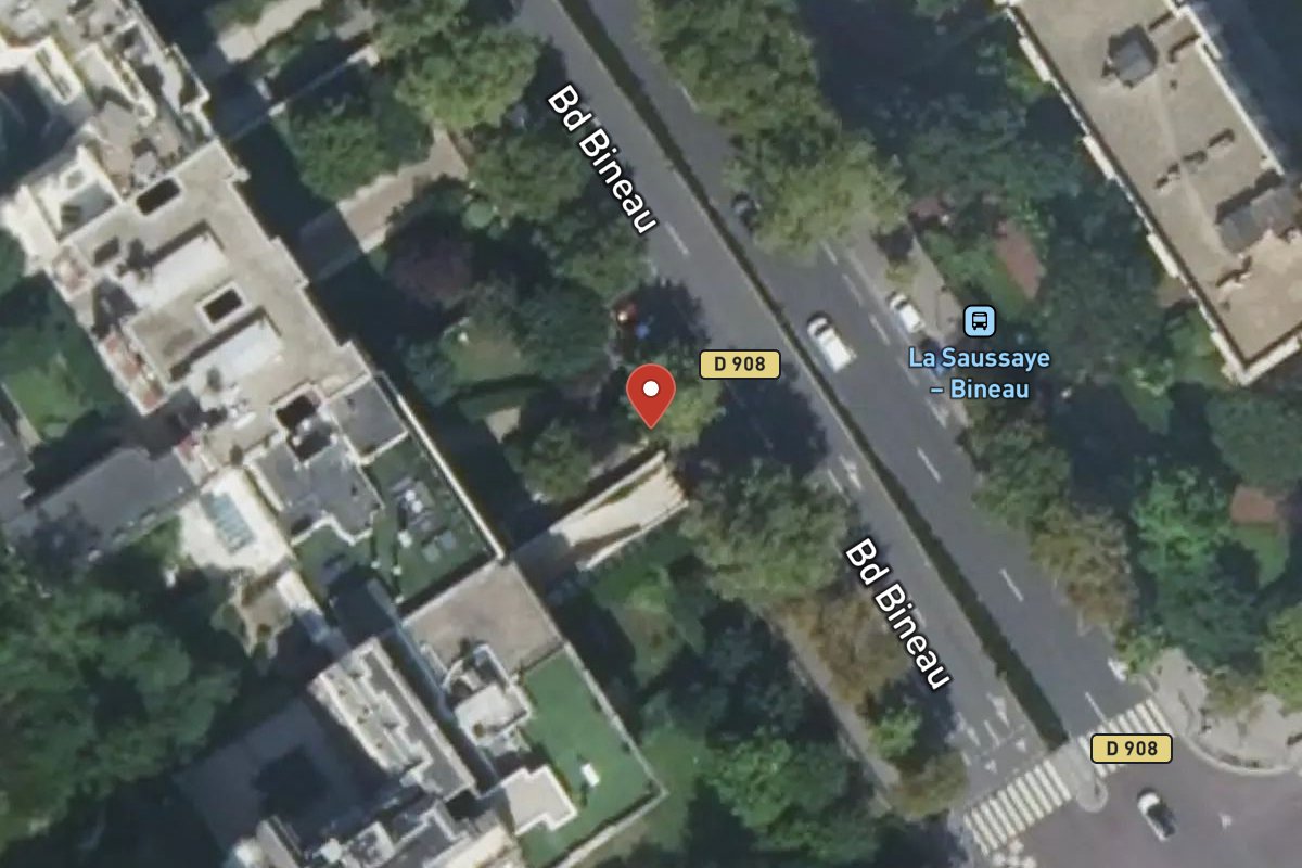 Vue satellite — 181 Avenue Bineau