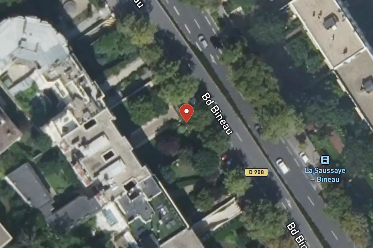 Vue satellite — 183 Avenue Bineau