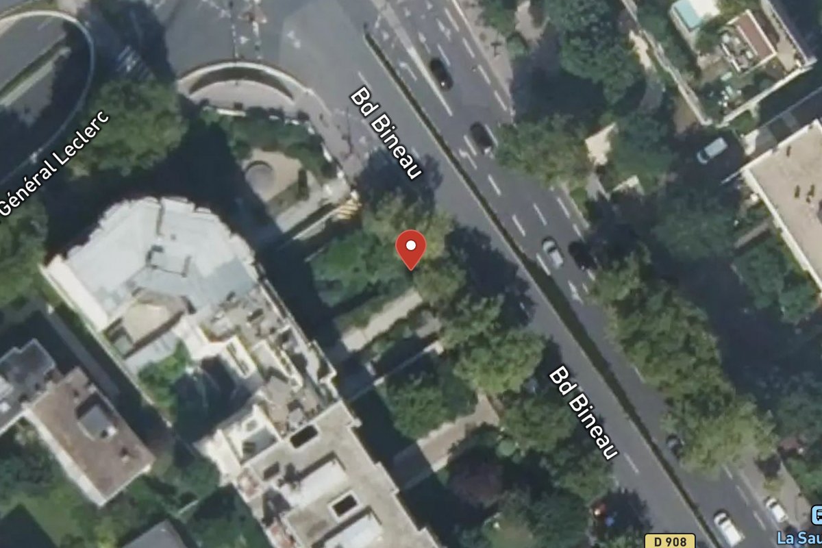Vue satellite — 187 Avenue Bineau