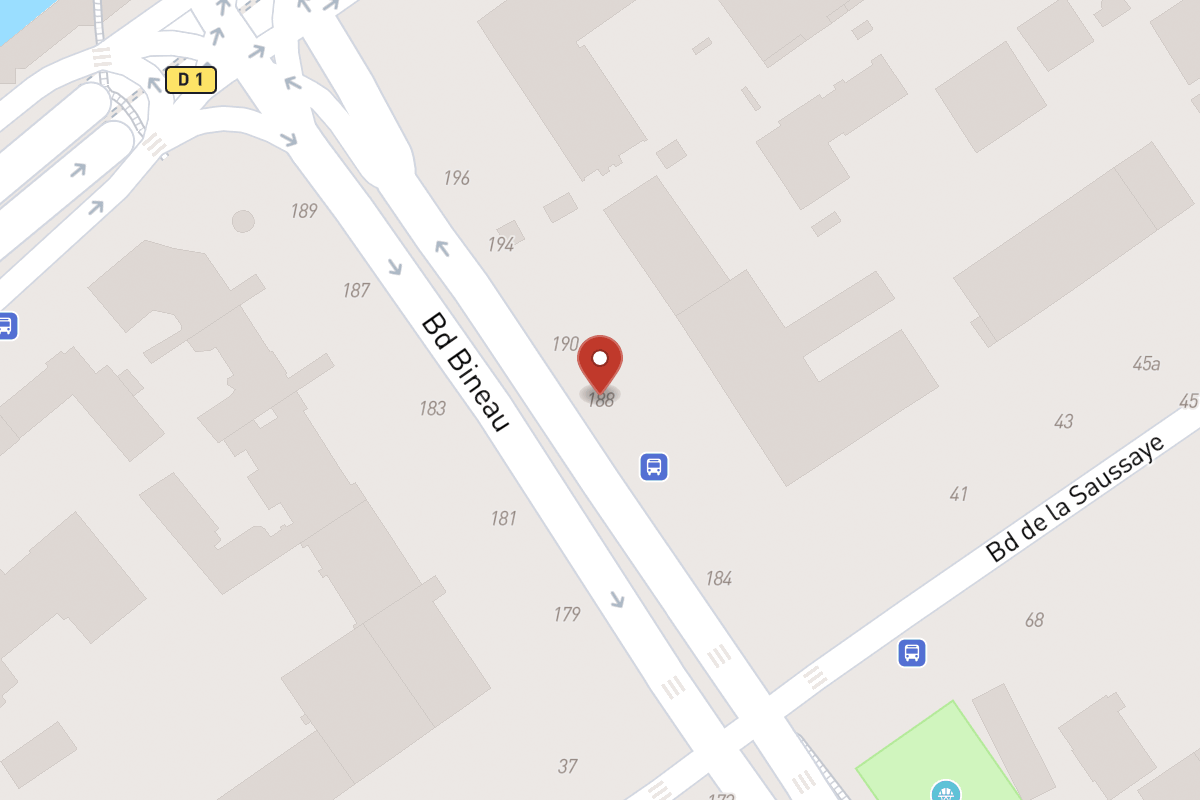 Plan de situation — 188 Avenue Bineau