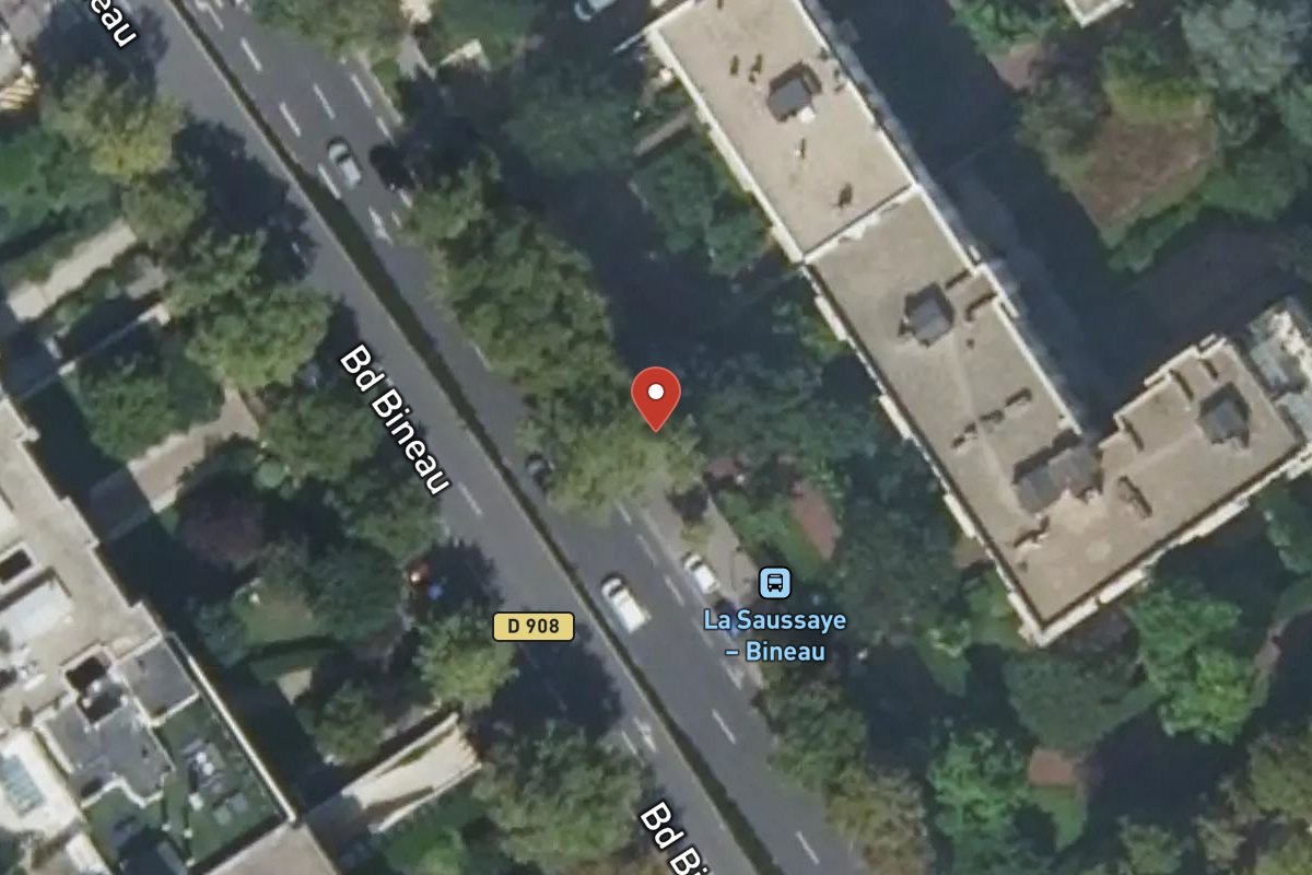 Vue satellite — 188 Avenue Bineau