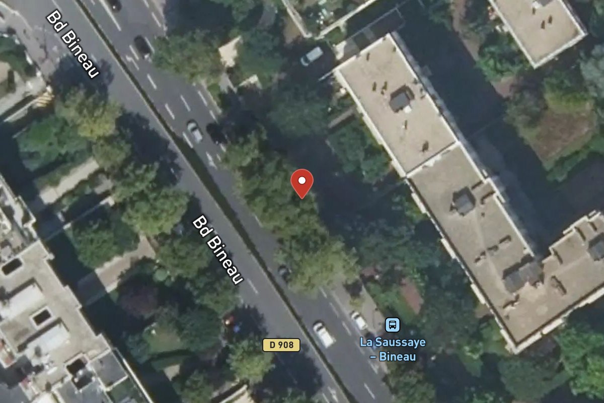 Vue satellite — 190 Avenue Bineau