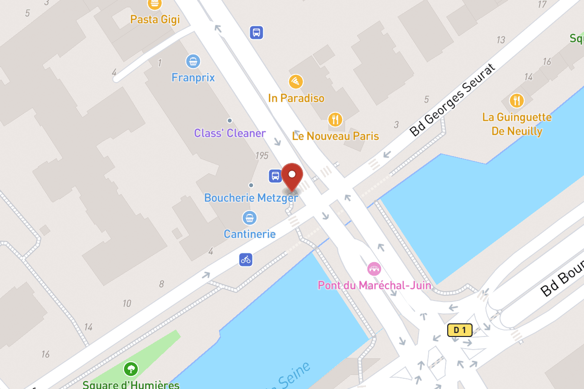Plan de situation — 191 Avenue Bineau