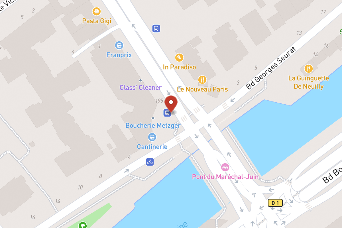 Plan de situation — 193 Avenue Bineau