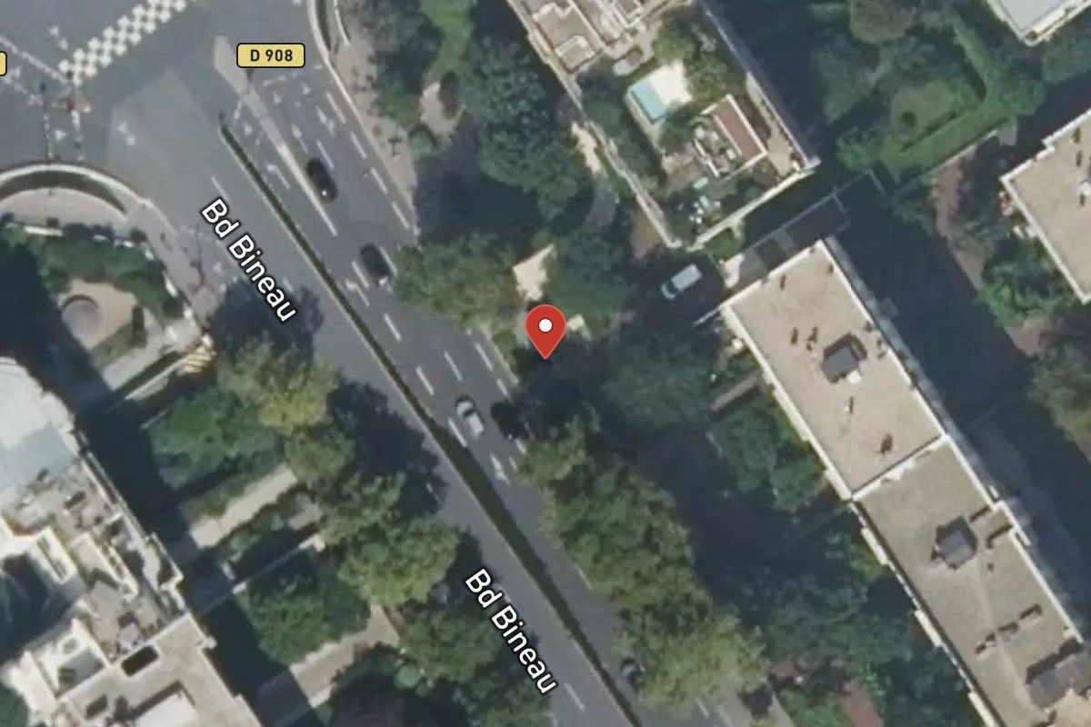 Vue satellite — 194 Avenue Bineau