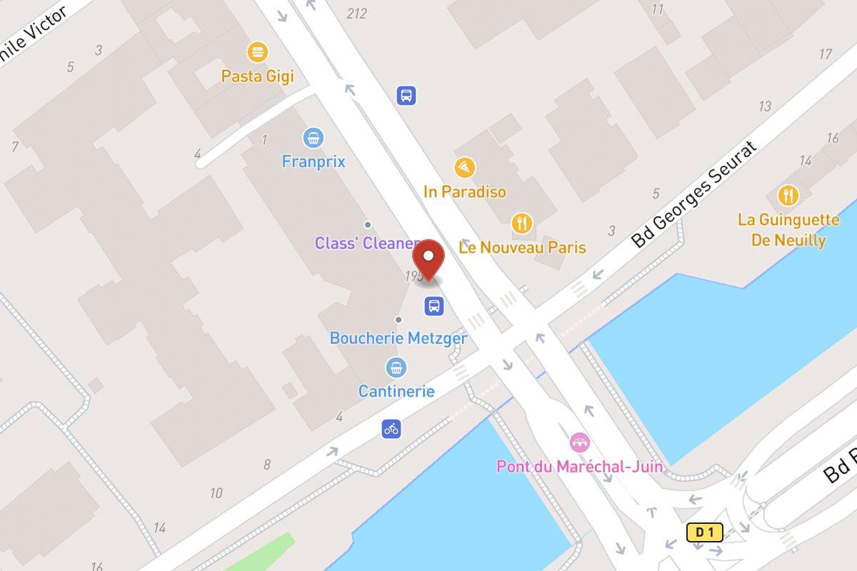 Plan de situation — 195 Avenue Bineau