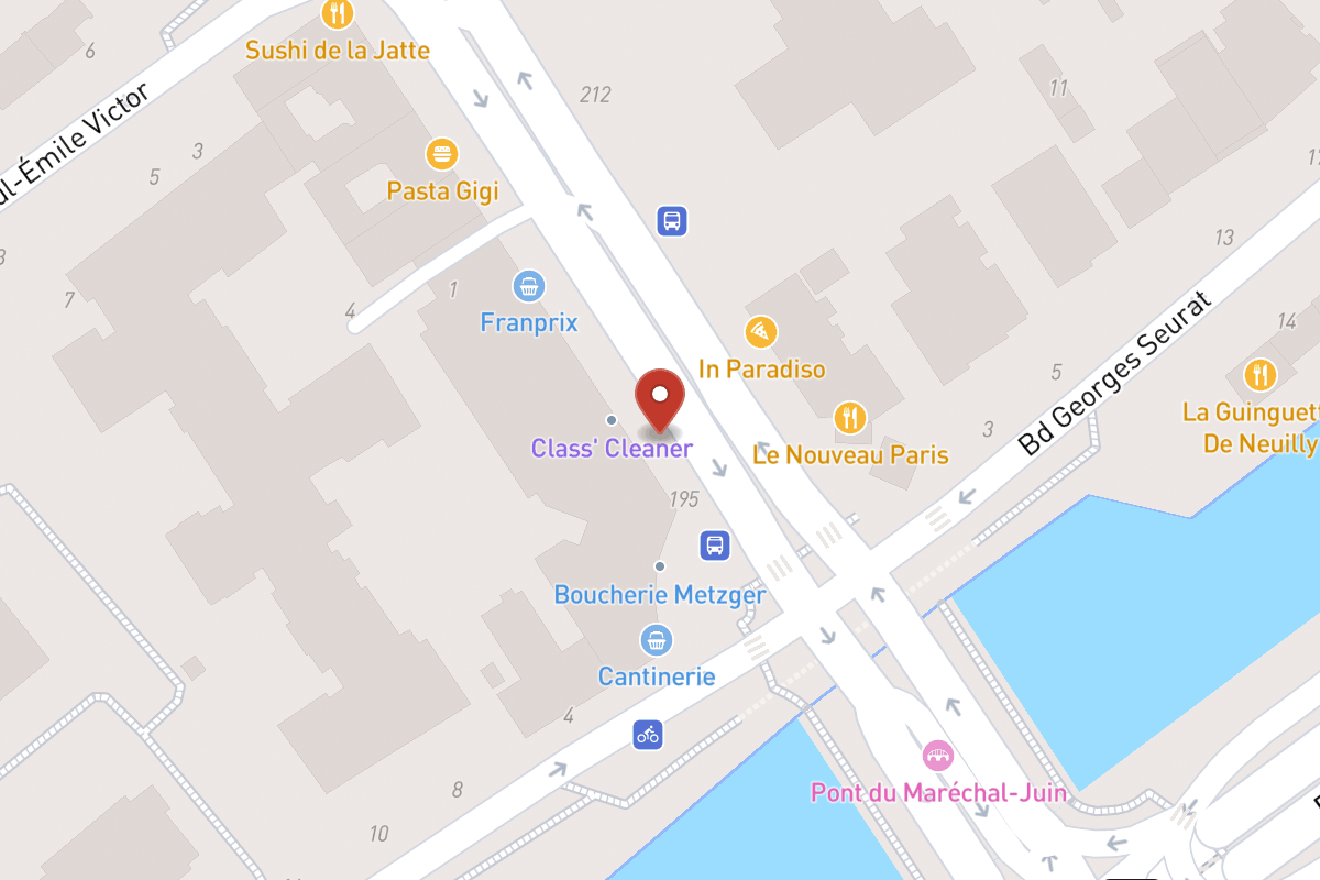 Plan de situation — 199 Avenue Bineau
