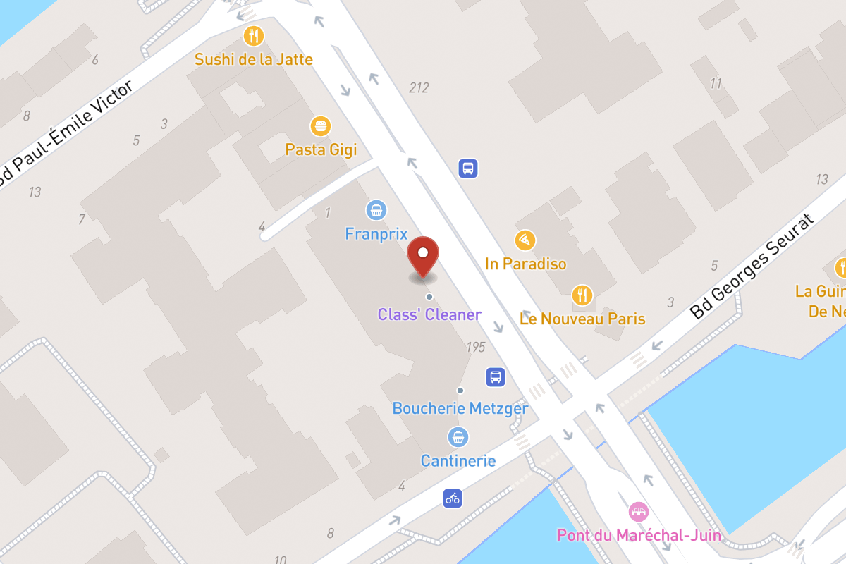Plan de situation — 203 Avenue Bineau