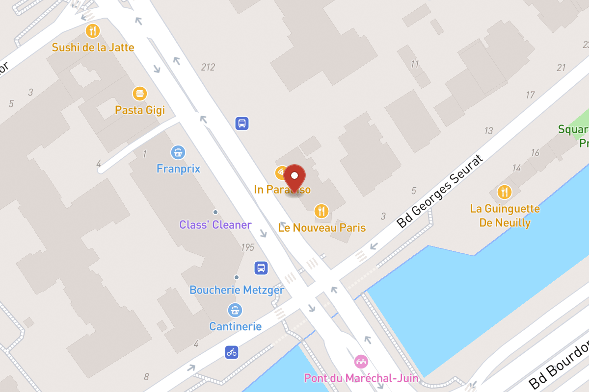 Plan de situation — 204 Avenue Bineau