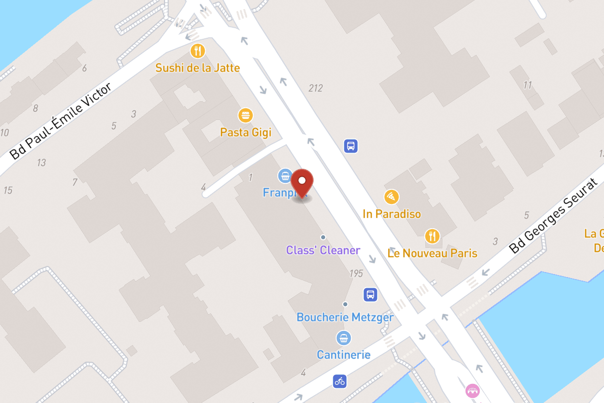 Plan de situation — 205 Avenue Bineau