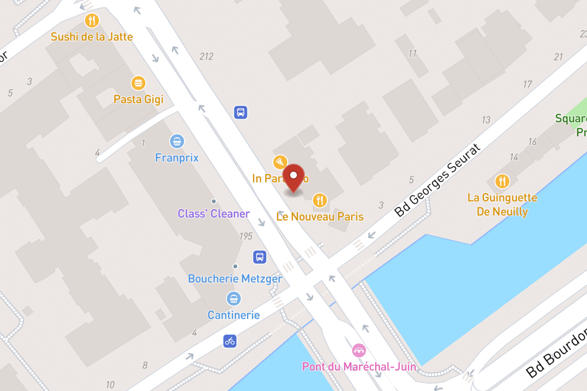 Plan de situation — 206 Avenue Bineau