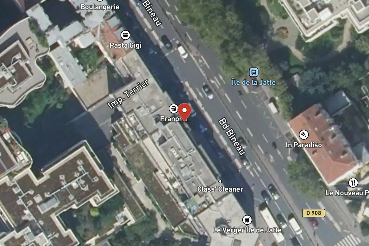 Vue satellite — 207 Avenue Bineau