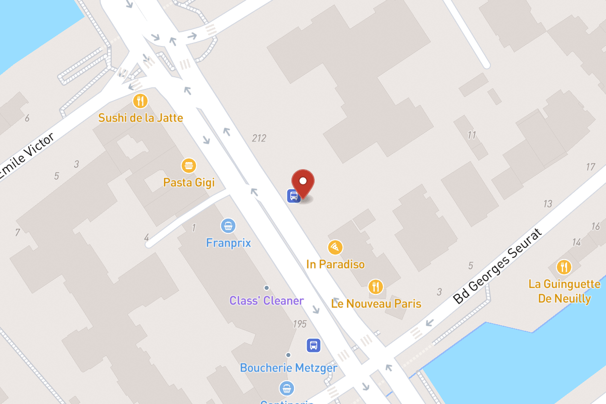 Plan de situation — 208 Avenue Bineau