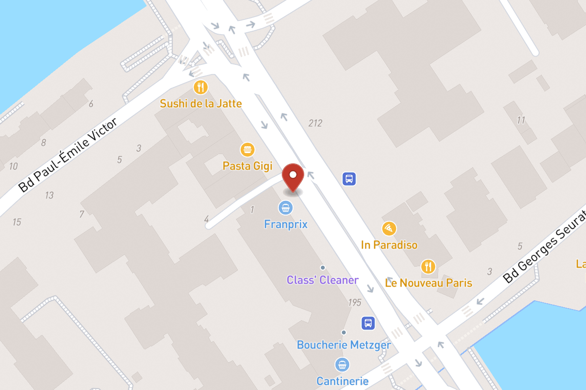 Plan de situation — 209 Avenue Bineau