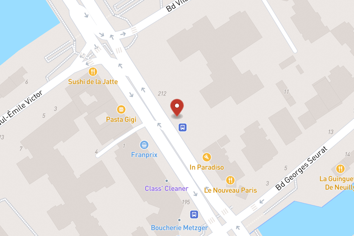 Plan de situation — 210 Avenue Bineau